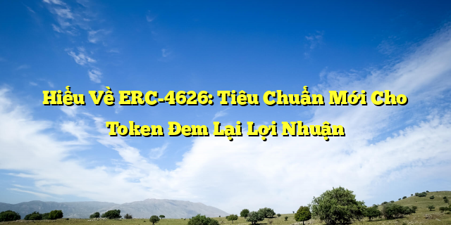 Hiểu Về ERC-4626: Tiêu Chuẩn Mới Cho Token Đem Lại Lợi Nhuận