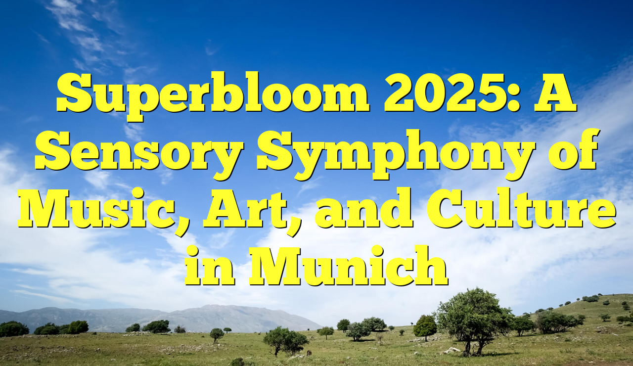 Superbloom 2025 A Sensory Symphony of Music, Art, and Culture in